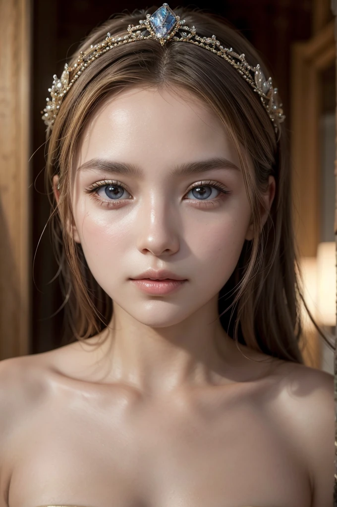 A beautiful empress, Crystal clear skin, beautiful appearance, deep wisdom in his eyes, Like I've seen through everything in the world, dressed in a beautiful white coat, holding a long sword, dancing robes in the breeze and silver hair blowing in the wind, the white tunic perfectly outlines the elegant figure, the behavior is gentle and idyllic, like a perfect fairy