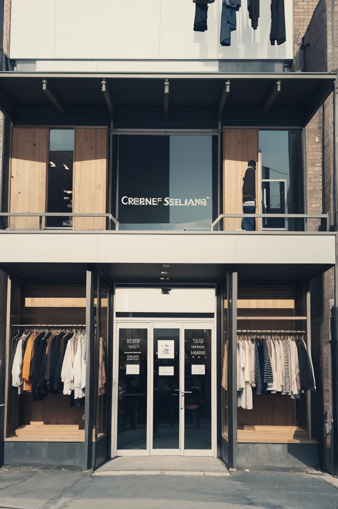 Create a rectangular banner for my clothing store 