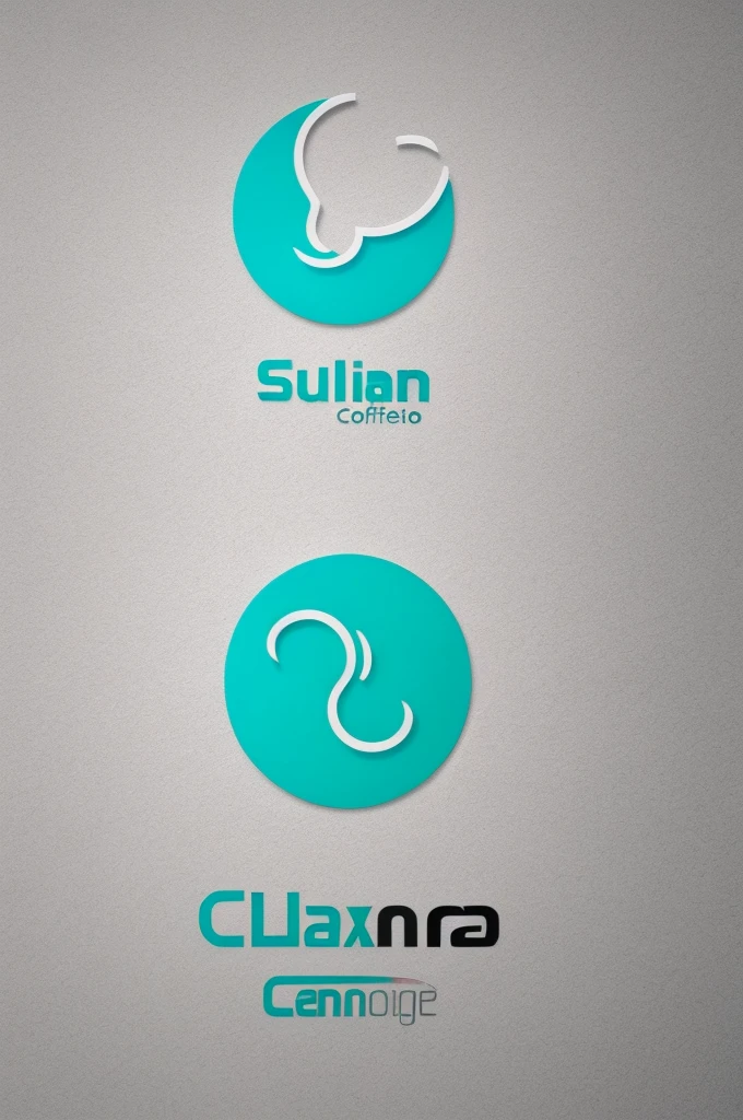 Draw a 2D circular logo with a flat white background color that has a gray angel wing with the word SULANS. "promo 2019 A" wave in neon colors