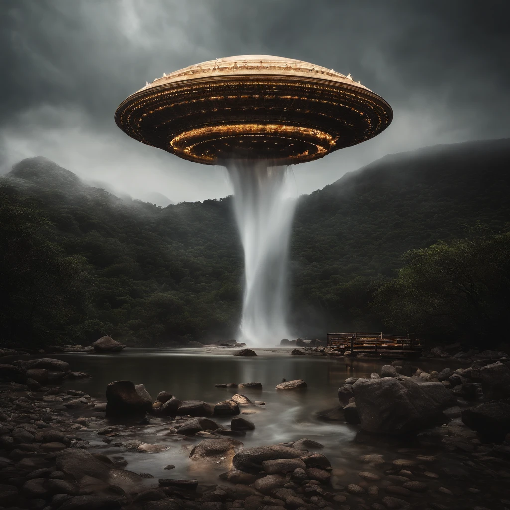UFO、Milky Way、Fried noodles、delicious、Zoom in、Waterfall-like hot water