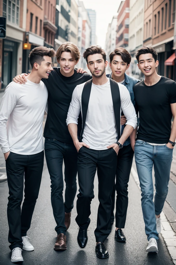 Male group of friends 