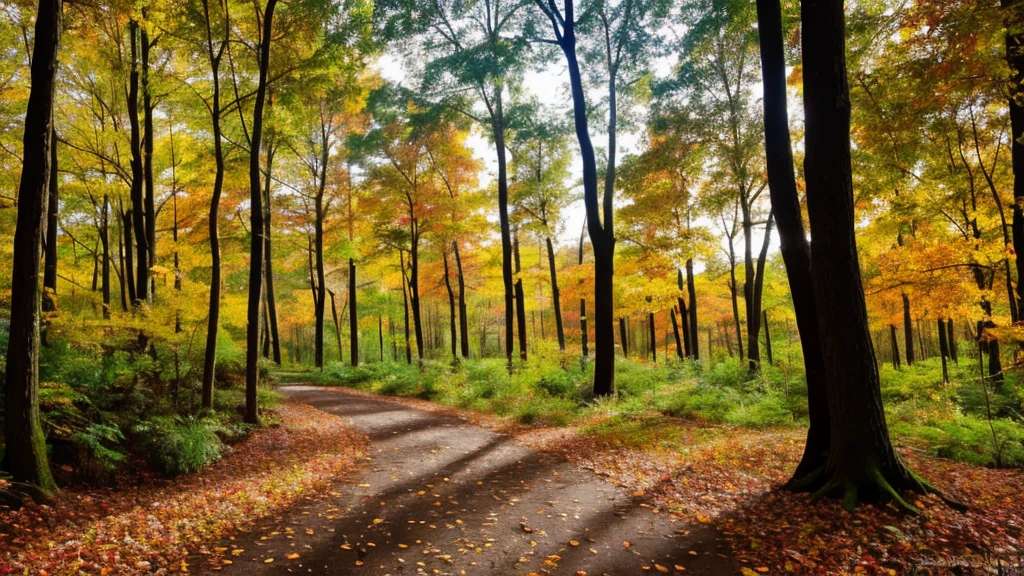 colorful forest