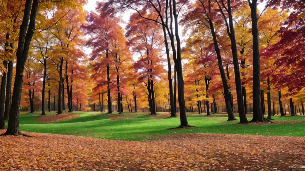 colorful forest