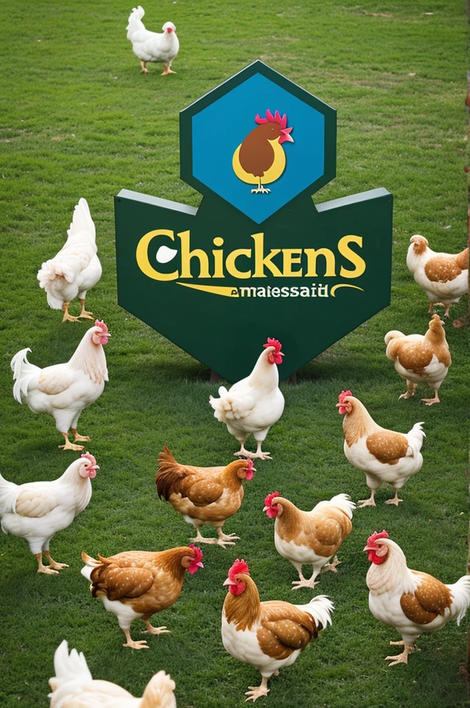 A logo about chickens
