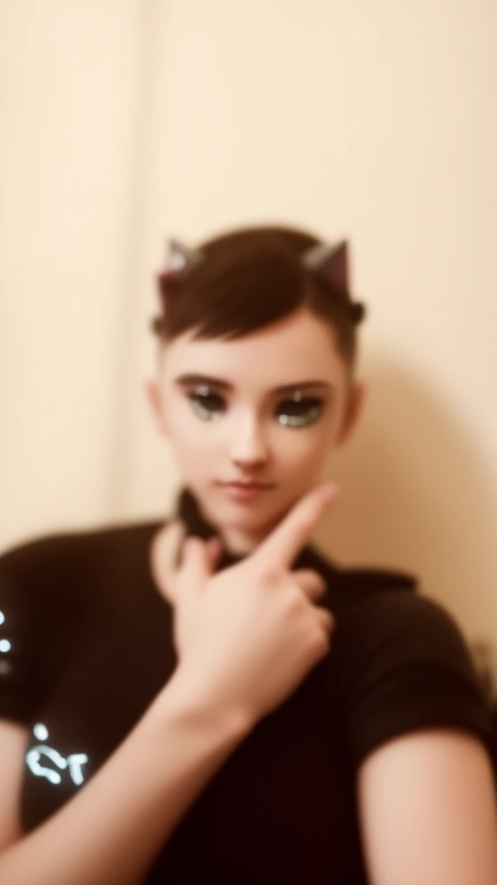 <lora:ptndpnygrls-05:1> ptndpnygrls-05 happy beautiful woman in cat costume extreme close-up