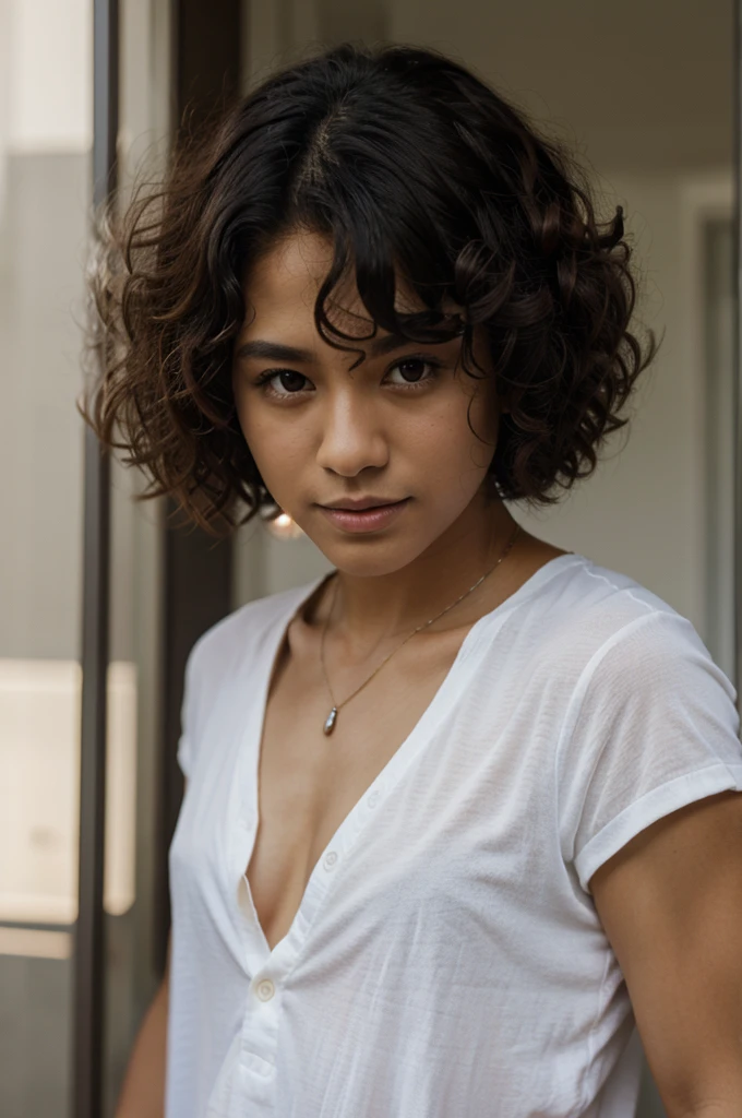 Chico, jung, dark-skinned, curly haired