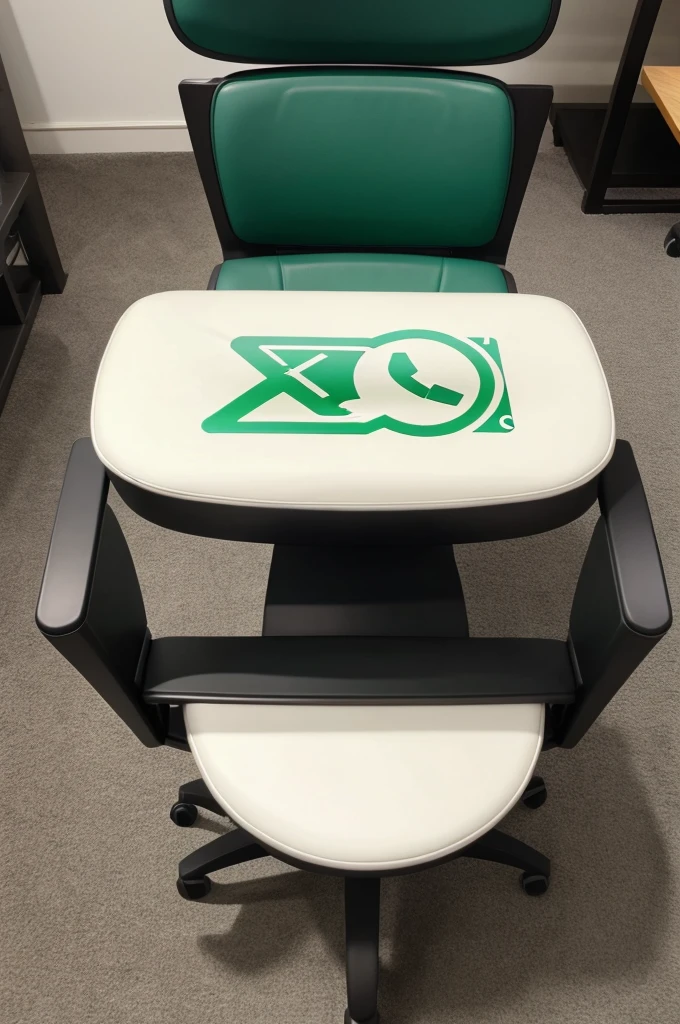 Seating on WhatsApp logo charector