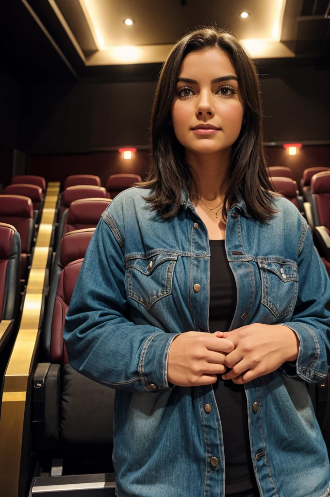 I went to see a movie in the theater