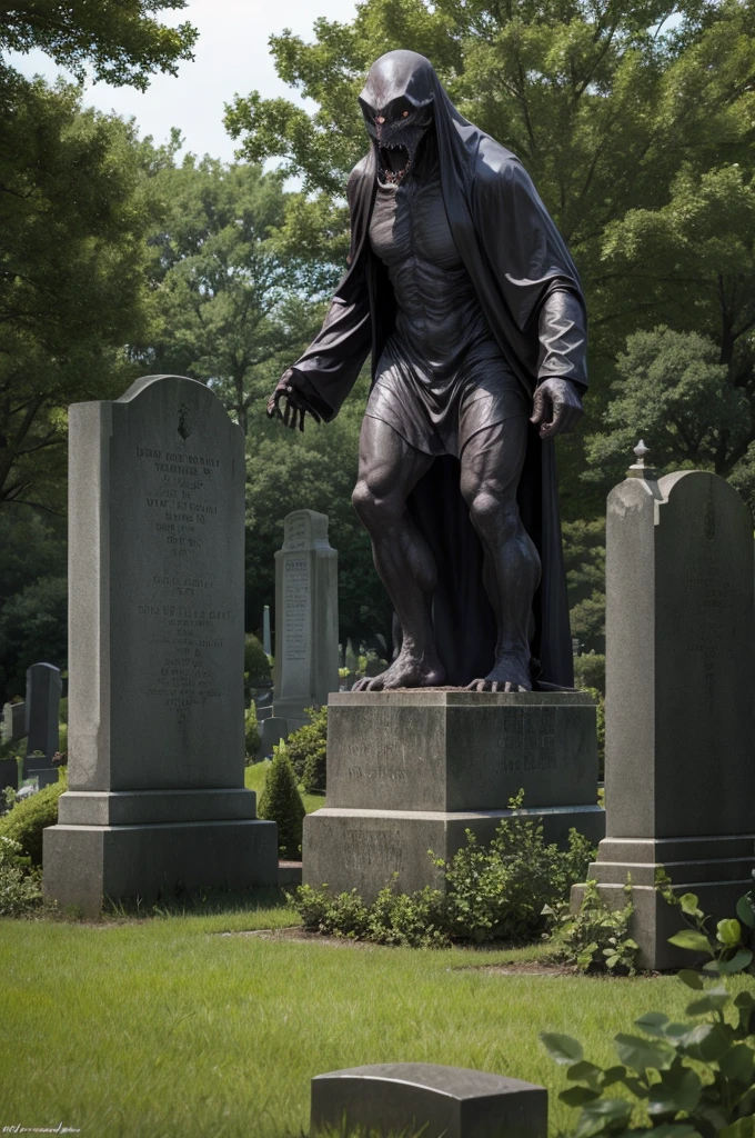 Cemetery monster