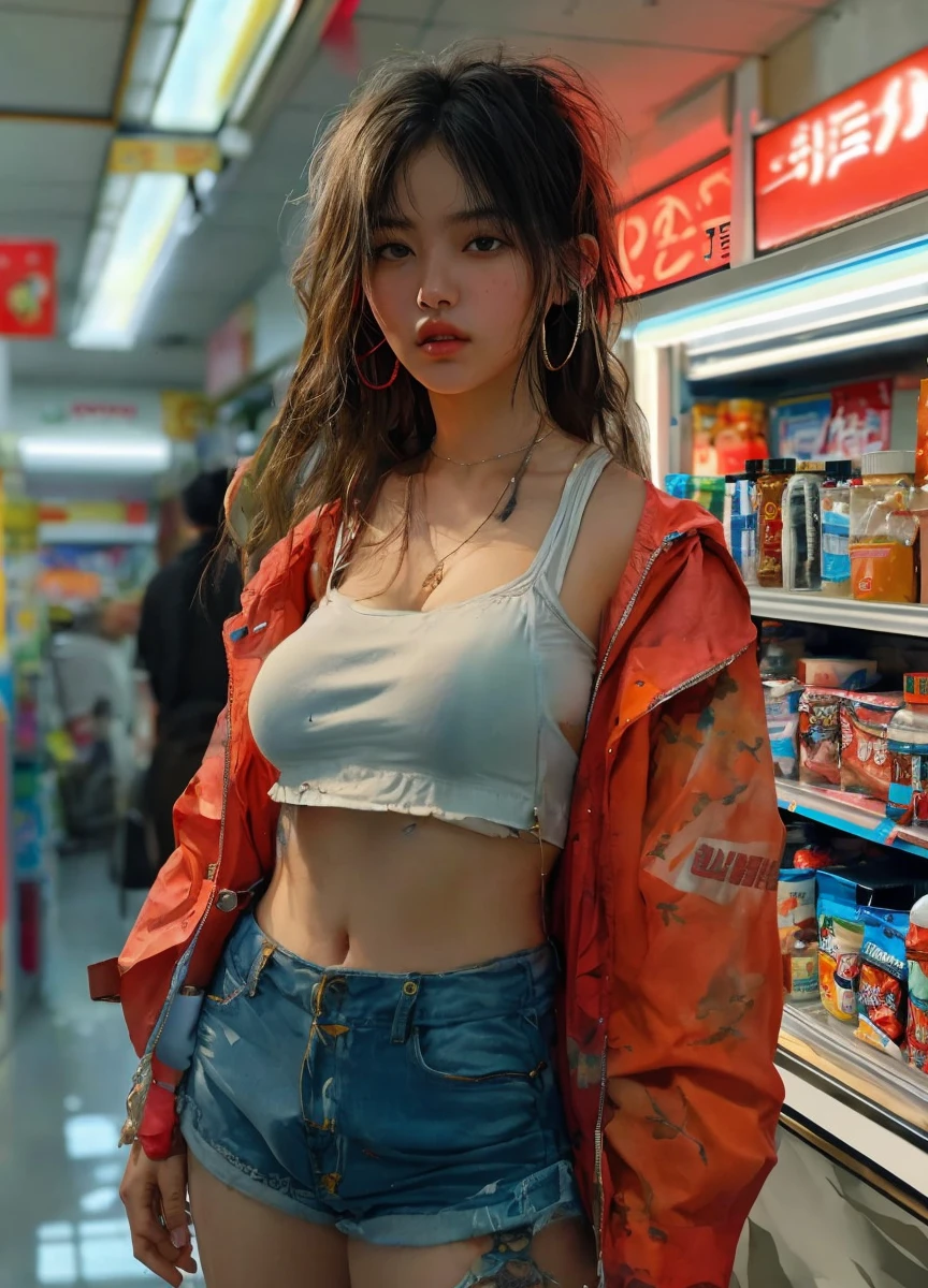 house wife、Beautuful Women、A MILF、early afternoon、((((perm))))、((shopping cart))、((off shoulders))、(wearing a yellow sweater)、((Bite))、lift up one's skirt、skirt rift、panties simple、Pastel colors panties、((Supermarket interior))、Best Quality,(Raw photo:1.2),(masutepiece:1.4),(Photorealistic:1.4),(hight resolution:1.4), 1girl in, depth of fields,, Intricately detailed,8K, Extremely detailed, Perfect Lighting, Epic background、((Delicate Photos))，(Detailed RAW photos of girls), (masutepiece:1.25), (Best Quality:1.6), (超A high resolution:1.5), (Photorealistic:1.75), 8K resolution, Canon EOS R5, 50 millimeters,  ultra-detailliert,Cinematic lighting,Natural look、Pubic hair is visible、