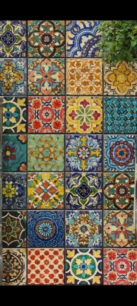 Colorful and detailed art piece