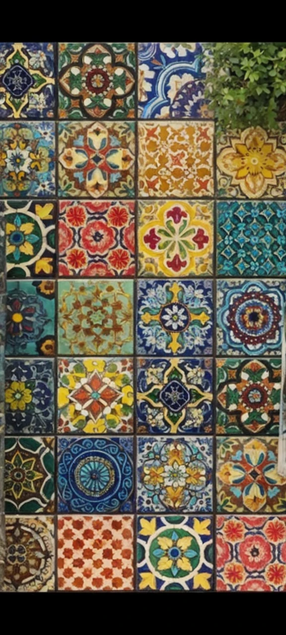 Colorful and detailed art piece