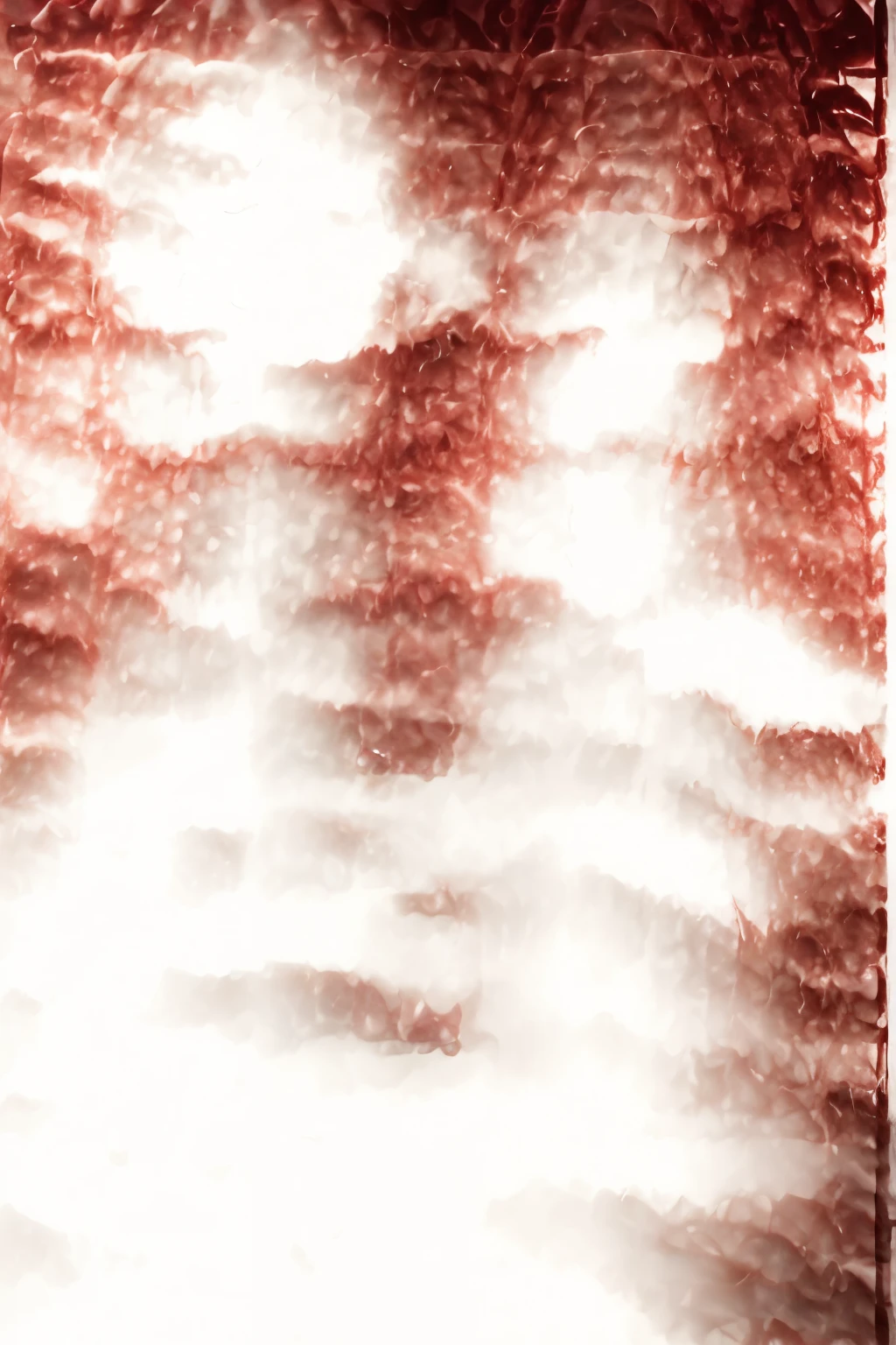Create an abstract background image with a dynamic and harmonious blend of red and white hues. The composition should evoke a sense of movement and fluidity, with swirling patterns and gradients that seamlessly transition between the two colors. Incorporate elements of contrast, such as bold streaks of crimson against softer, muted shades of white. The overall effect should be both captivating and balanced, with a modern and sophisticated aesthetic