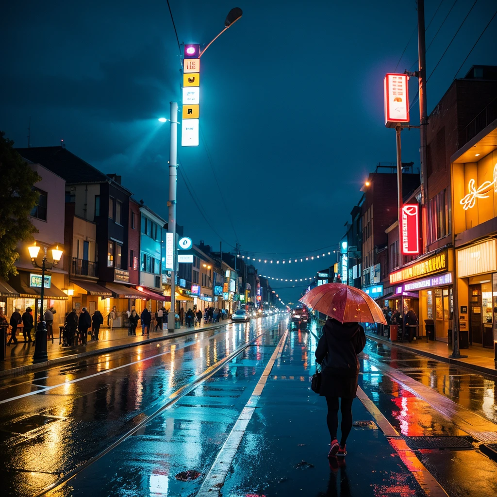 rainy night