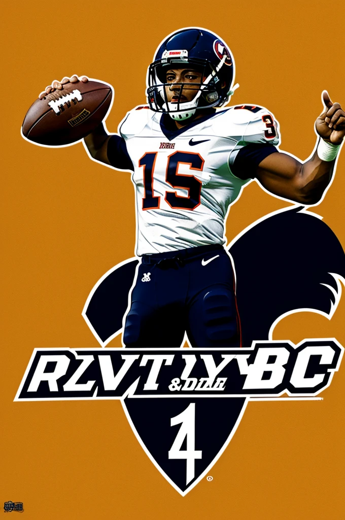 Football logo called The Remy's inspired by ratatouille