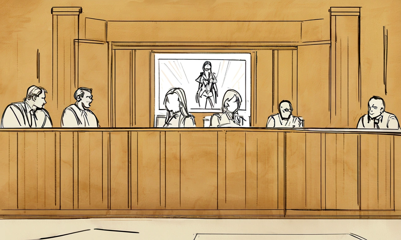 Sketch of a man and woman standing in front of a counter, Courtroom drawings, Courtroom scene, As a manga panel, in the court, Courtroom sketch, Courtroom sketch, in the court, 3 panel action scenes, todd howard Courtroom sketch, Storyboarding, classroom doodle, animatic, Storyboardinging, By Naka Bokunen, Courtroom sketch, Comic Book Panel