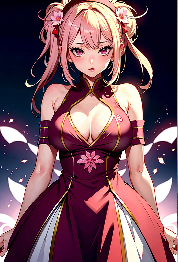 Hentai uzuno Sakura, breast focused,  focused, with dress, anime