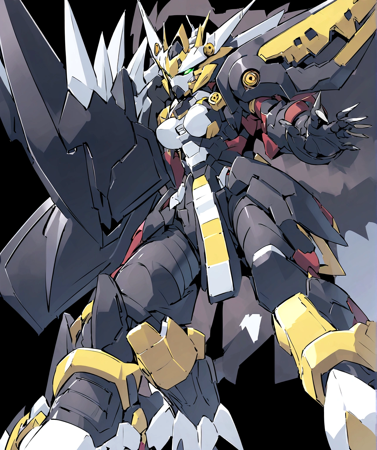 A female version of the Digimon Wargreymon