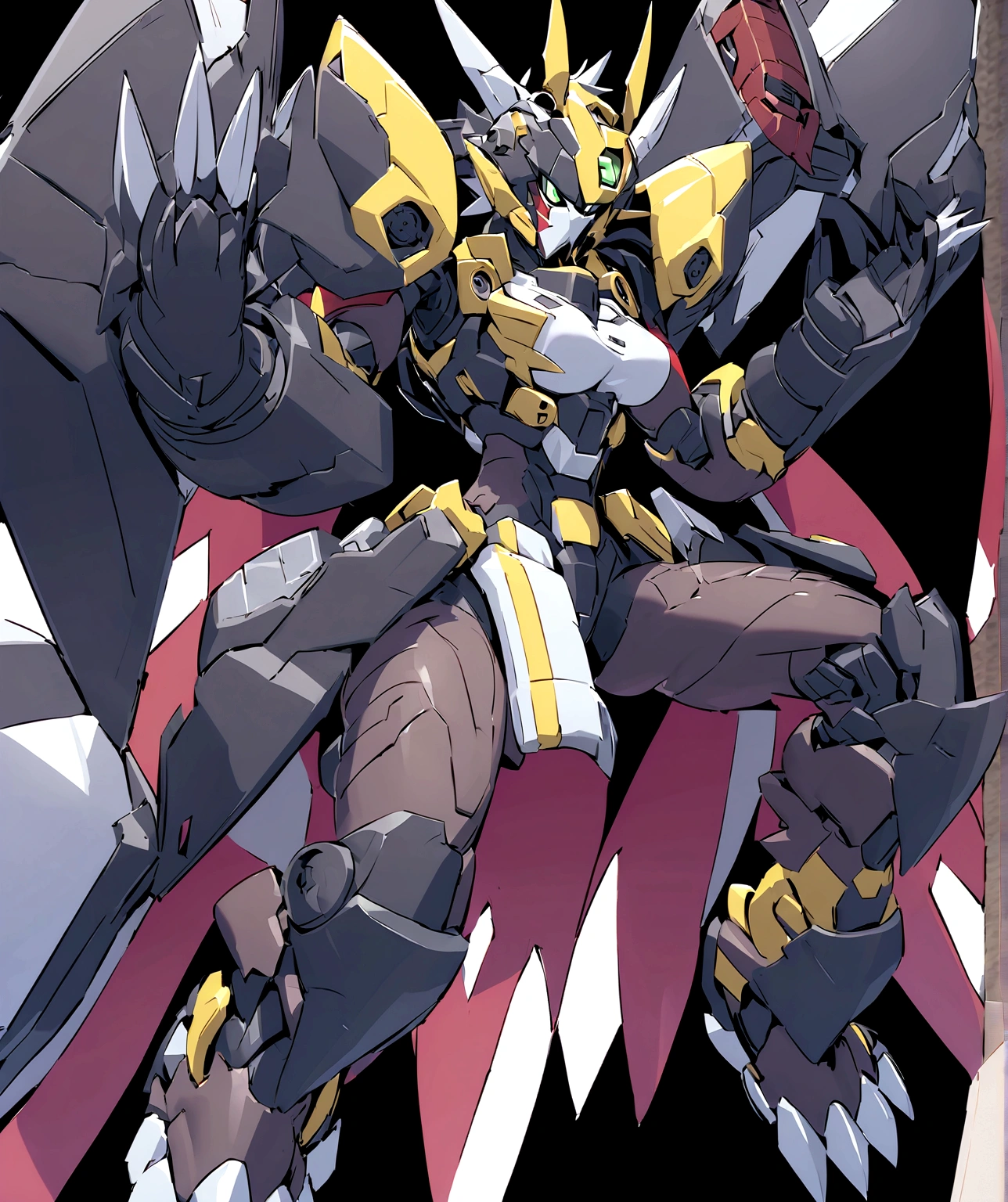 A female version of the Digimon Wargreymon