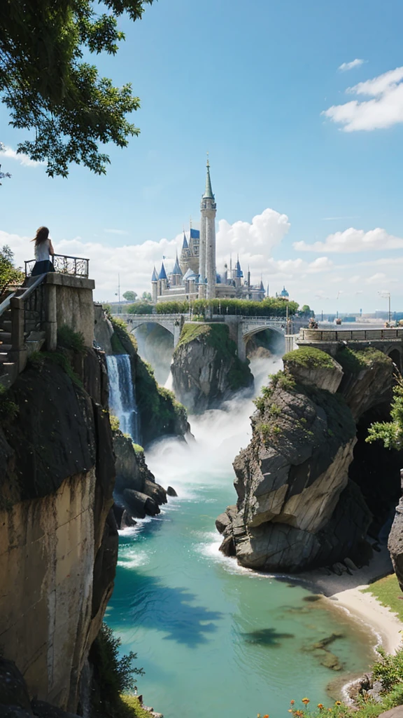 Final Fantasy world. beautiful. City