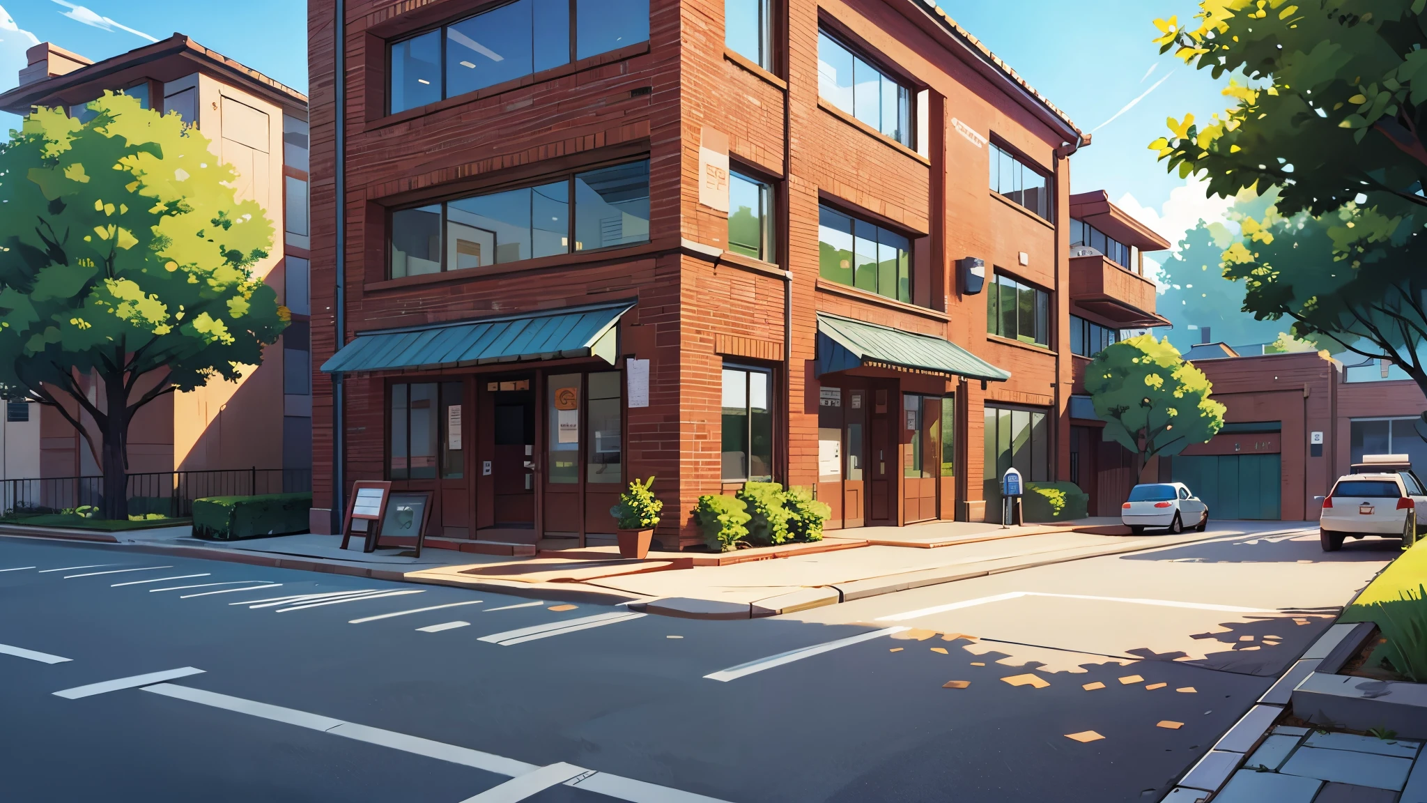 front business building