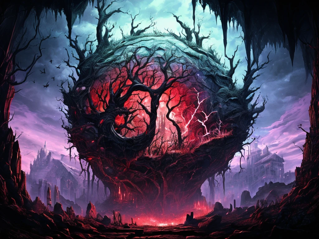 ((best quality)), ((masterpiece)), ((Practical,The Art of Mathematics)), (Extremely detailed),DonMD3m0nV31ns,Biochemical Demonic Vein, Ruined Kingdom Cave Resonance,Fabric,street,
