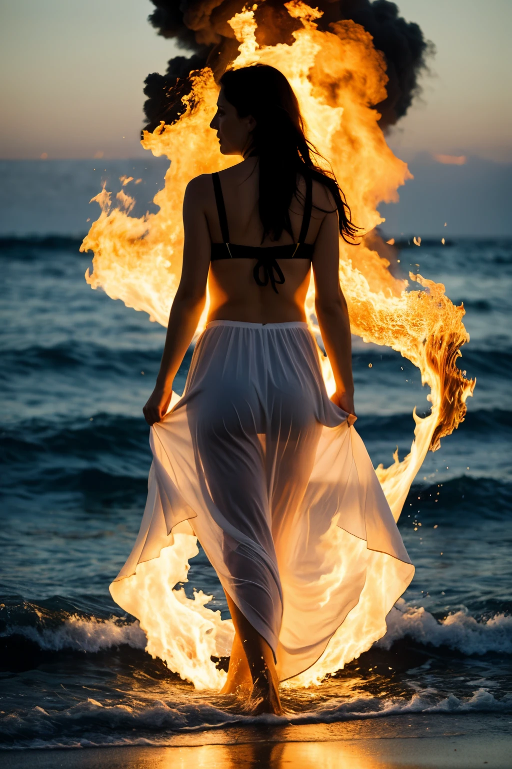 
Love Sea Water and fire Opposites Eternal and divine Life, a call to feel full and present memory
