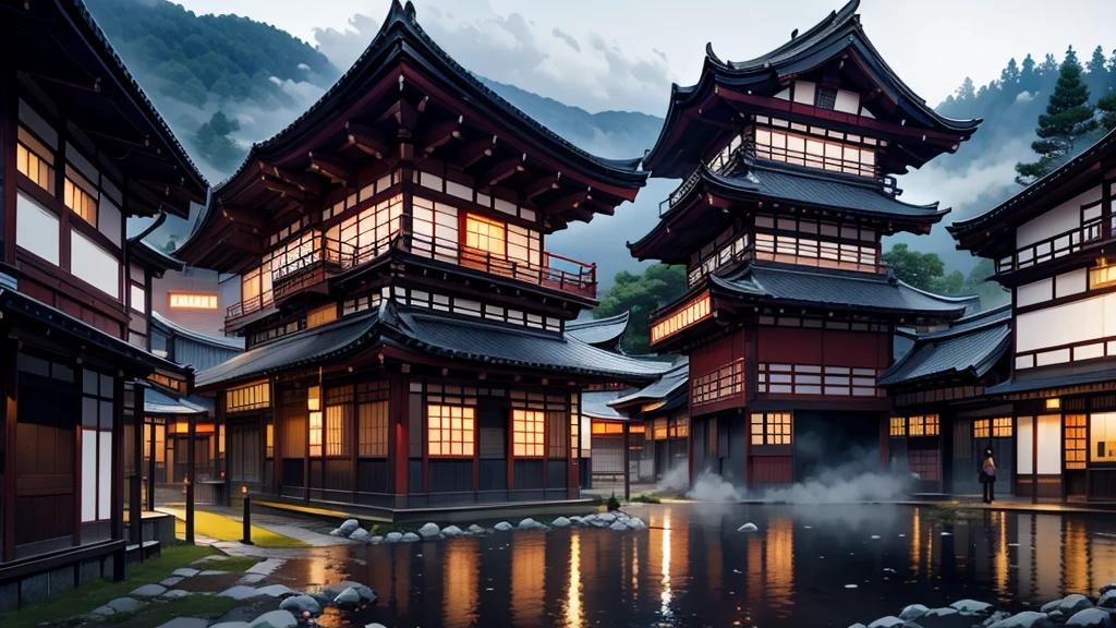 Takayama,architecture,Mist