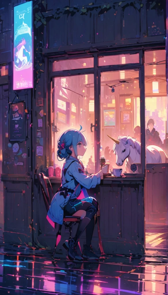I was there, tranquil, drinking my coffee, when suddenly… boom! A unicorn appears in the window, asking for a cup of sugar.