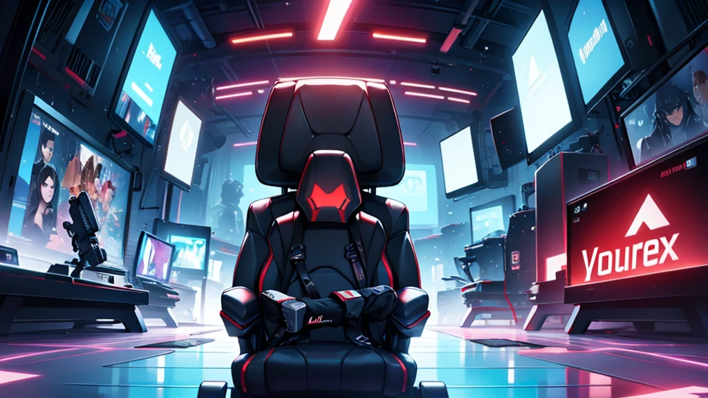 Create a youtube video cover on the subject of video games