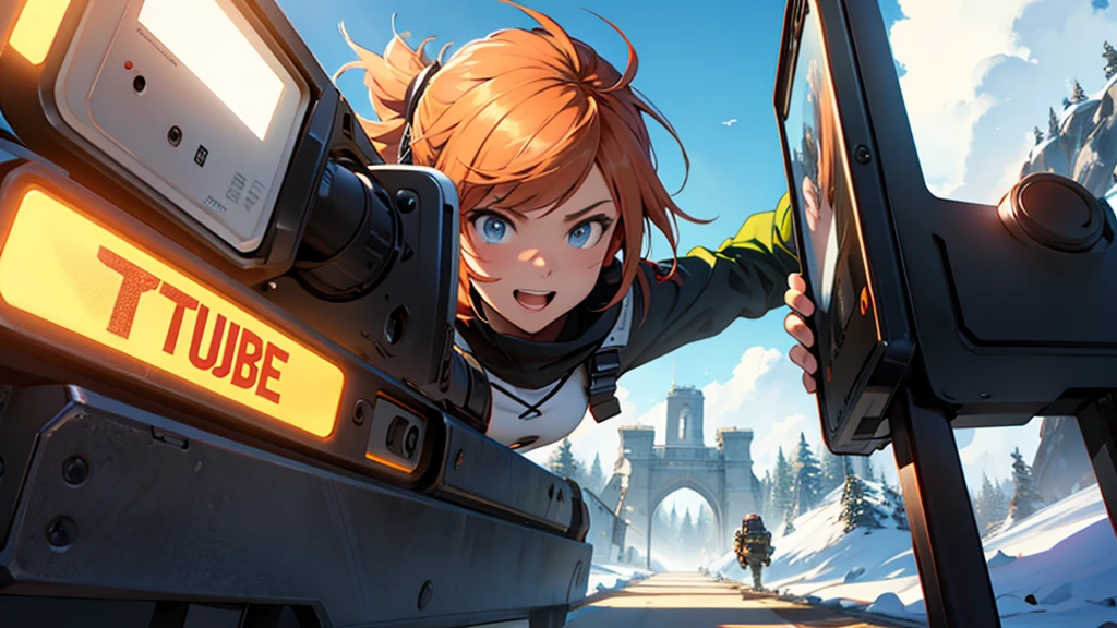 Create a youtube video cover on the subject of video games