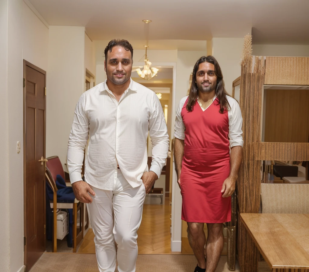 (best quality,4k,realistic,ultra-detailed,handsome 40-year-old man,brown eyes and hair,95kg,full body,dressed in formal attire),vivid colors,professional lighting,portrait, Sunglasses, In a professional environment with women