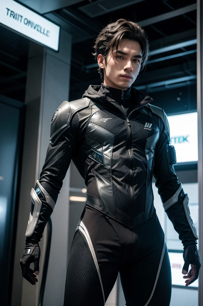 male furtivel futuristic suit
