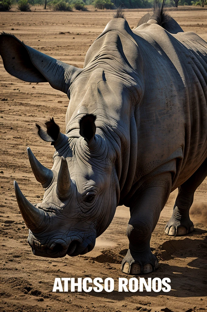 Company logo with a rhinoceros