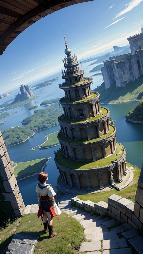 Final Fantasy world. beautiful. City