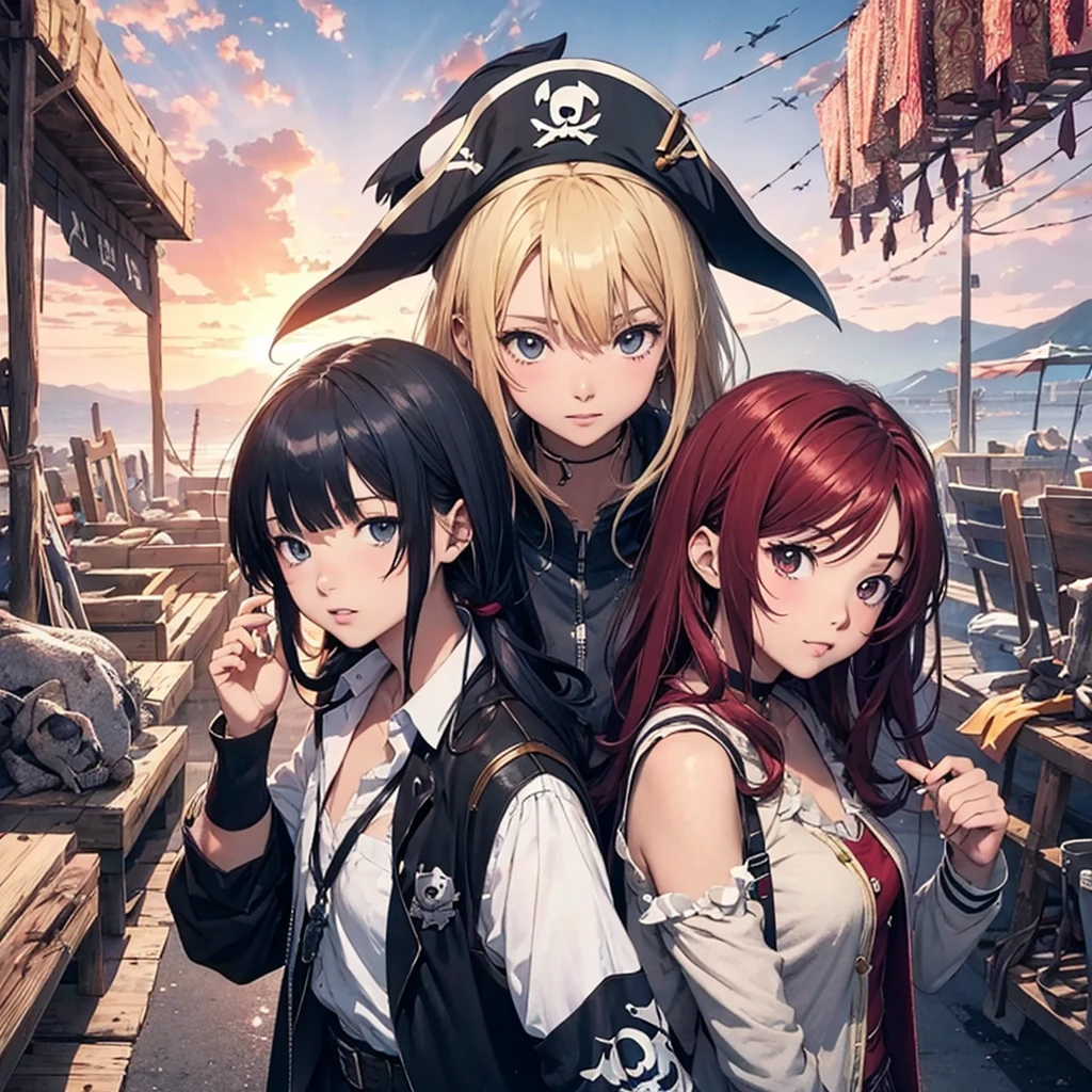 Crystal clear image quality、(Anime Art)、Pirates of Lesbians