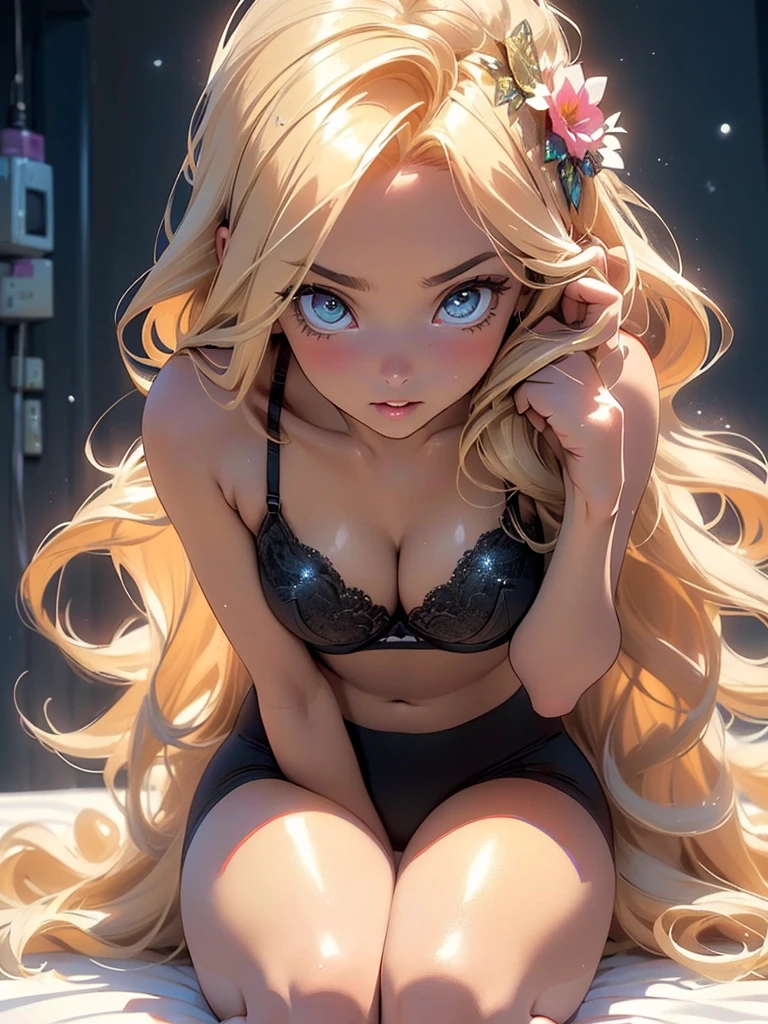 Cute girl,1 girl,((extremely Cute and beautiful blonde haired anime girl)),(((16 years))),(big breasts:1.2),(blonde with long hair:1.2, big forehead:1.2), (straight bangs:1.2), blonde hair, shiny hair, hairpin, curled eyelashes:0.6,(beautiful big eyes:1.3), difficult eyes,beautiful detailed eyes,symmetrical eyes,big eyes:1.5,(apricot eyes:1.2), extremely detailed Cute anime face, sheer pale blush, dark brown skin, One,🦄,🌈,kawaii,((thick)),(((shiny skin:1.5,Bright skin: 1.5,tanned skin,shiny skin,very shiny skin,shiny body,пластиковая shiny skin,exaggerated shiny skin,illuminated skin))),(lower abdomen of a spider,Slim waist,wide hip,athletic body,pumped up legs,thick thighs,detailed body,(detailed face)),

Cute,,,,(NFV),

Zettai Ryoiki,revealing clothes,show skin,((plunge sports ,winter themed )),(tiny winter themed ,sport tiny ),(((winter accessories))),(snowflake wreath),

(dynamic pose:1.0),embarrassed,(centered,Scale to fit,Rule of thirds),

inside,in room,((Cute bedroom,girl Cute bedroom)),landscape:1.25,((difficult landscape)),((winter decorations)),

(Глянцевые winter decorations),A high resolution,sharp focus,(ultra detailed,extremely detailed),(photorealistic work:1.37),(extremely detailed CG unity 8k wallpaper),(((bright colors,bright theme))),(difficult),(masterpiece),(Best quality),
