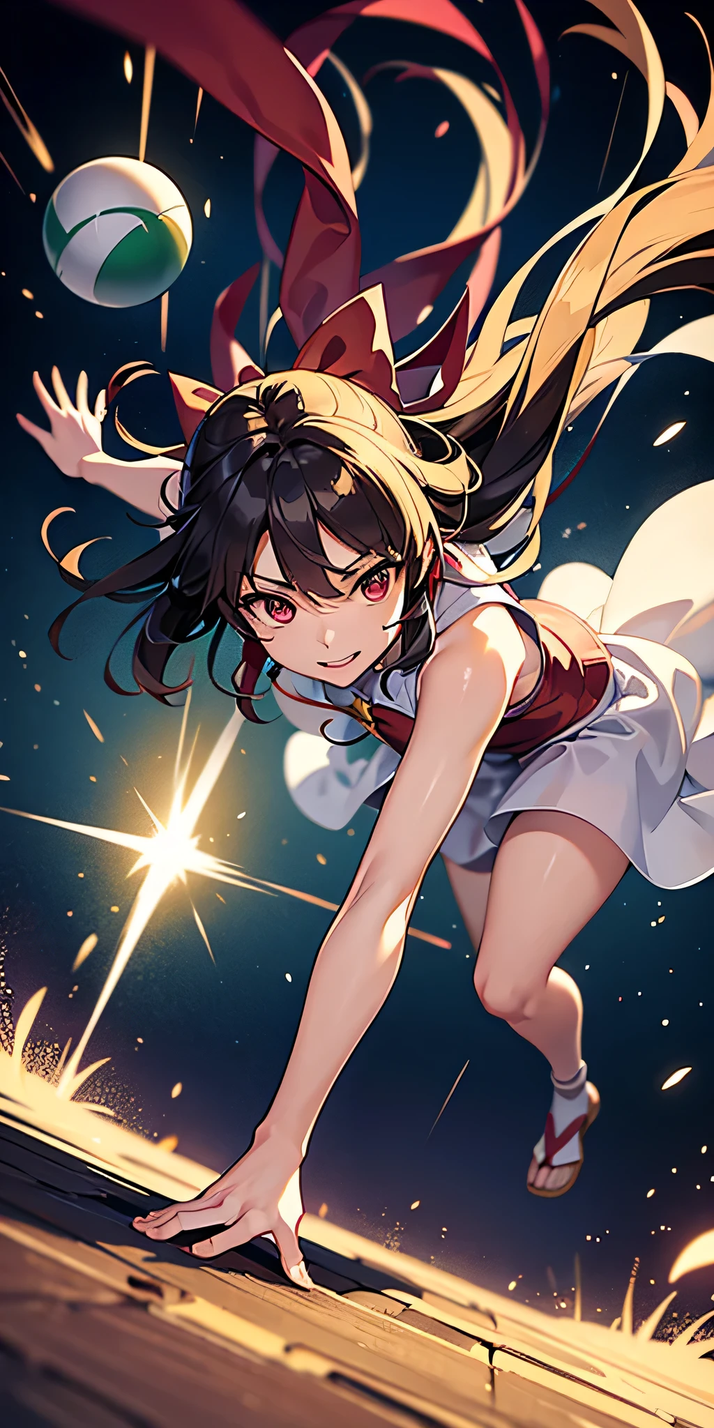 solo 1 girl view, TouHou Legend of Fairy Souls is an action game developed and published by LFCat Studio for PC. An adventure in which we control the young Reimu, which due to a curse has been transformed into Kedama, a little ball of hair, having to fight waves of enemies from an isometric perspective with both ranged attacks and hand-to-hand combat, being able to turn into different monsters, random angle.,(all realistic intricate details)