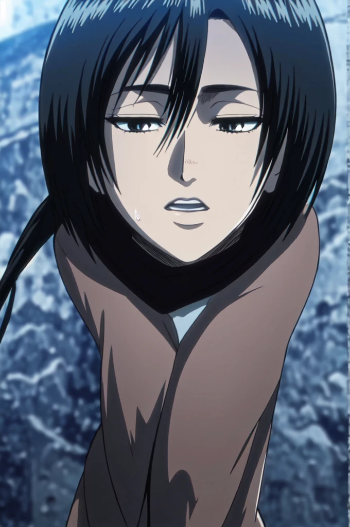 1girl,ultra high details, ultra high auality,(highly detailed face)1.2,(high quality of face)1.3,Mikasa Ackerman,highly detailed abs,perfect female anatomy, best quality of shadows,highly detailed muscles,beautiful face,volume shadows