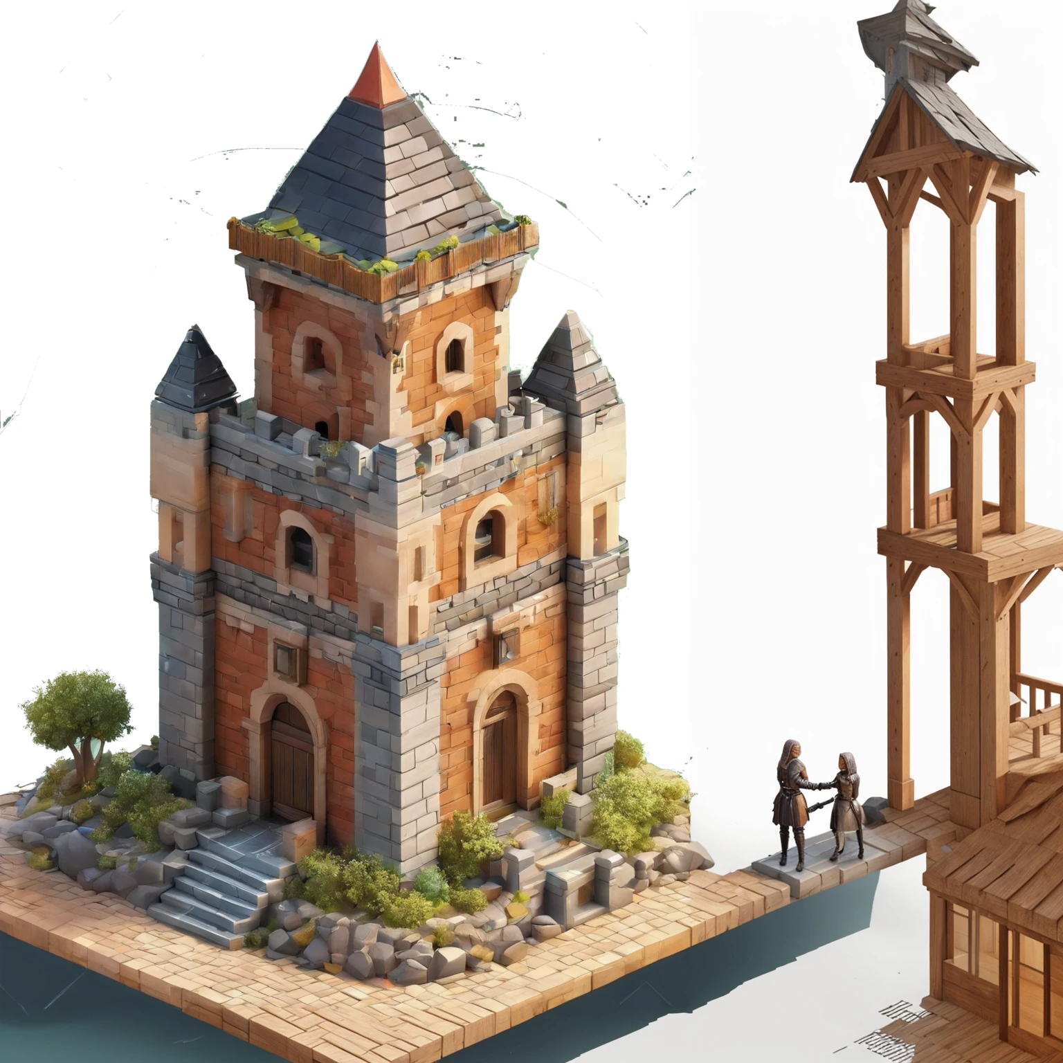 medieval structure, of wooden structure