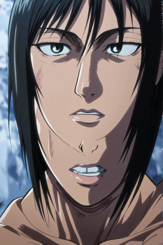 1girl,ultra high details, ultra high auality,(highly detailed face)1.2,(high quality of face)1.3,Mikasa Ackerman,highly detailed abs,perfect female anatomy, best quality of shadows,highly detailed muscles,beautiful face,volume shadows