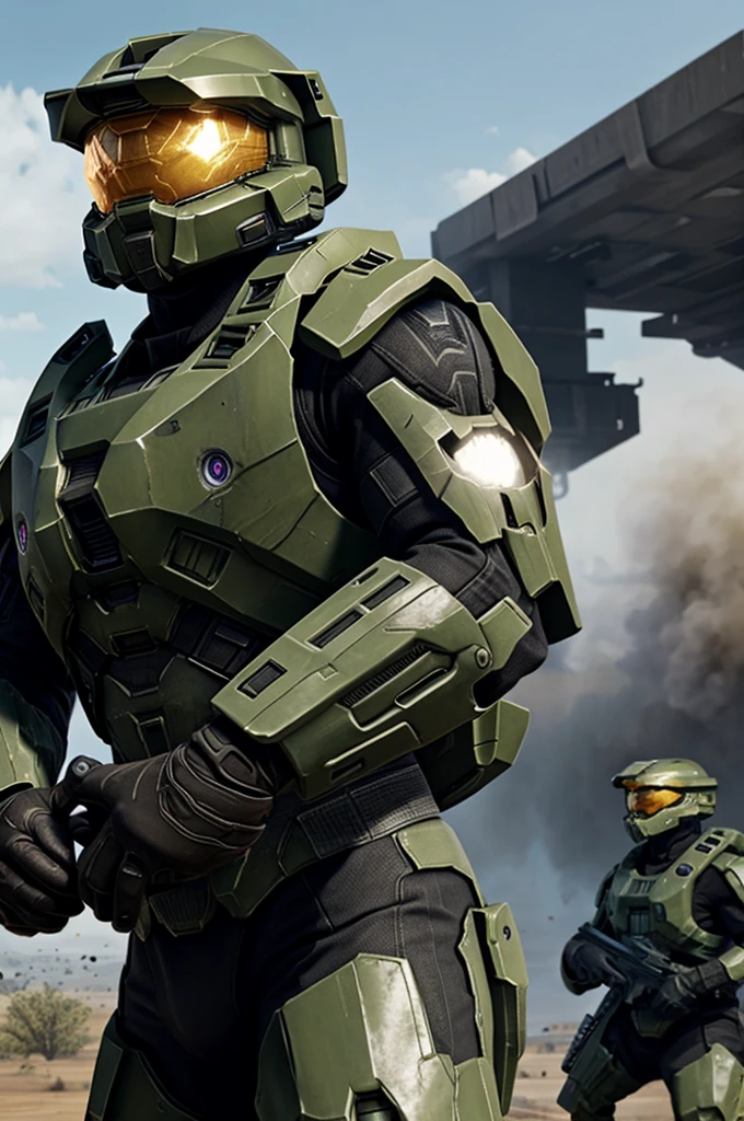 Halo video game battlefield