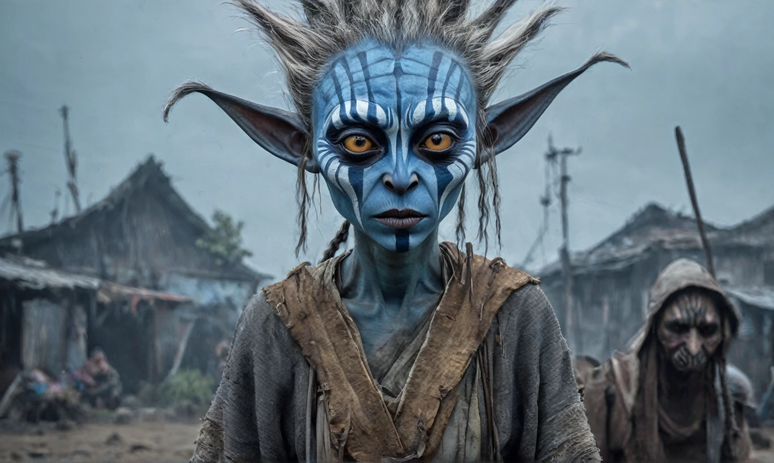 pretty face,eyebrow up,full body length shot,niobium ahsoka tano,full body length shot,beggar niobium Manganite The Alien Entity, babychild, wants eat,survival in criminal city of future,Cinematic,ginger, Technicolor,natural skin textures, hyper realism, hyper detailed,Extremely detailed,High contrast,Masterpiece,Realism,Ultra Detailed, intricate details,realistic humid leather, cinematic style,irina yermolova,high contrast,hdr,extremely detailed, [deep night landscape],masterpiece,intricate details,faded,eyes extremely detailed,Silverclaw,view from height,full-body-shot,High contrast,Masterpiece,Realistic,Ultra Detailed,intricate details,realistic humid skin,extremly intricate,realism,photorealism, cinematic style,irina yermolova,HDR,((Wangechi Quality)),extremely detailed, [night landscape],masterpiece,intricate details,faded,eyes extremely detailed, high detailed eyes,16k resolution,RAW, Nikon Z9,chinese orc's village of fishers on seaside,authentic,full body length,Labradorite babygirl,native italian troll ,pretty face,eyebrow up,full body shot,ominous landscape,glate gray atmosphere,by art Simon Stalenhag,Nicola Samori,(((Wangechi Mutu))),prime colors,urban,extremely detailed,masterpiece,intricate details,faded,eyes extremely detailed, high detailed eyes,4k resolution,RAW, Nikon Z9,scary town,stalker,goblin,Dubai of United Arab Emirates,Venice Mask