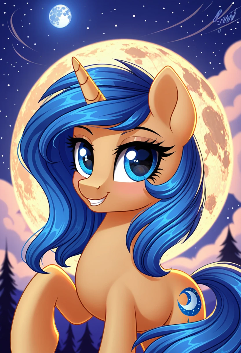 Mlp oc name blue moon little pony pony 