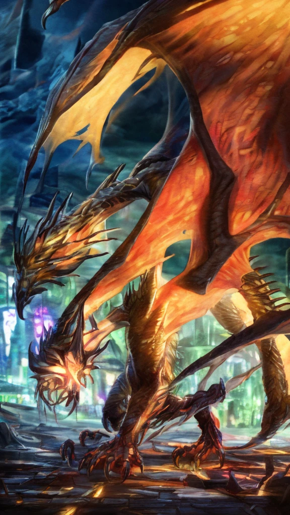 a beautiful girl with long brown hair, emma watson, ewt woman, transforming into a dragon, bone dragon, all fours, city street, t-shirt, jeans, clothes ripping, screaming in terror from the pain, photo-realistic, intricate details, dramatic lighting, dark fantasy, cinematic, highly detailed, 8k, award winning, masterpiece, transformation, best quality