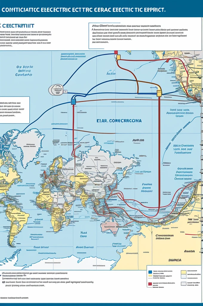 Conceptual map of the types of electric currents in an electrical circuit 