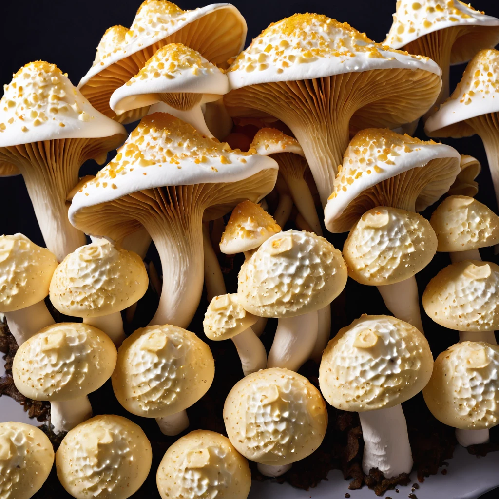 trumpet mushrooms of death creme fraiche
