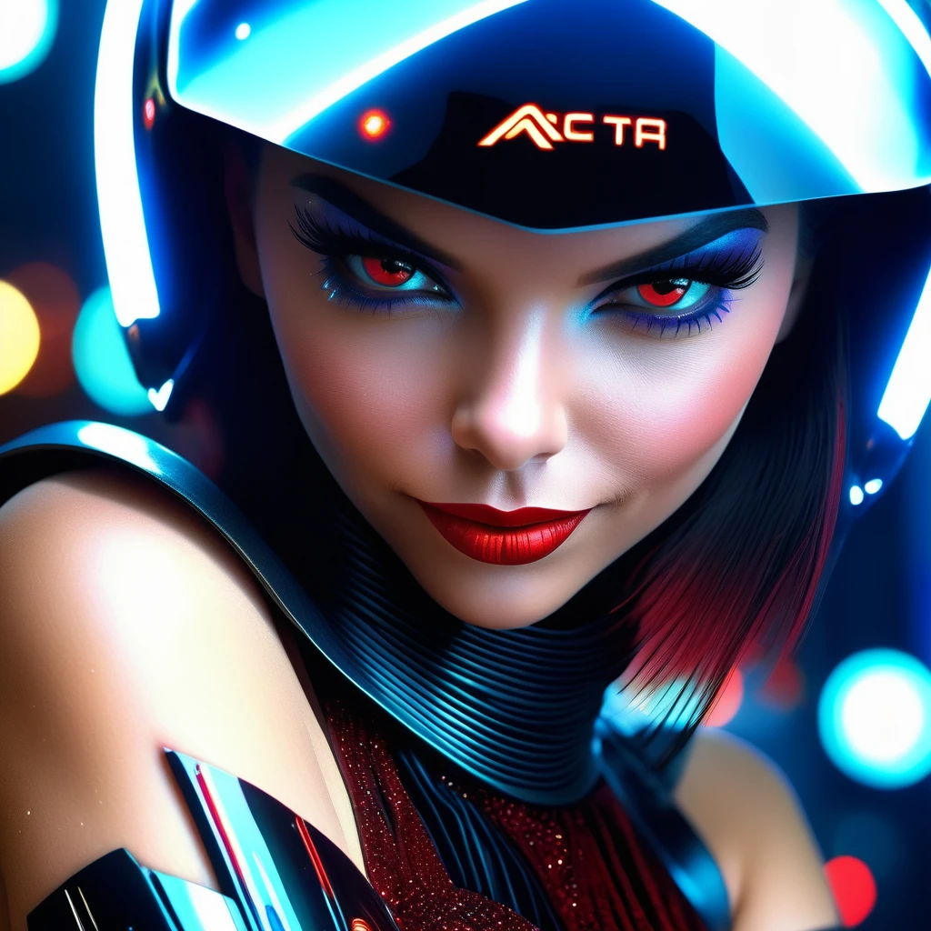 a close up of a woman wearing a futuristic helmet and red lipstick, cyberpunk jackie welles, cgsociety 9, style = retro-futurism, beautiful android woman, portrait of a female android, retro futuristic fashion, still from the movie bladerunner, female cyborg in data center, moebius aesthetic, movie still of a alien cyborg, depicted as a scifi scene, (High Detail Skin: 1.4), SLR, Soft Light, Background Bokeh, Vintage Street, epic arafed nude woman ((Anya Taylor)) in a ruby and black open outfit nsfw, inspired by Ray Caesar, tumblr, pop surrealism, goth girl, intricate monarch makeup, intricate sexy costume, creepy girl, fashion model pop up parade figure, seductive girl figure, seductive. ultra highly detailed, ( epic highly detailed figure), ((tears)) ((begging)) ((pray)) ((squatting)) ((top view)), Back Rear view, couple native girl, grinning smile (smile:0.7), stand next to each other, very short bob, epic brights eyes, Beautiful thighs please reconsider, realistic butt crack hairy pubis silks, thin waist, thin thighs, thin legs, long legs, (ultra high color saturation), (ultra high-details skin), (ultra high-quality), (ultra highres, XT3, ultra highdef), (Super detailed), (ultra realistic, RAW, ultra professional photorealistic)、thighs thighs、knees、share、from below, BREAK, epic (tMasterpiece, max best quality, ultra high-resolution, ultra professional photography, nsfw:1.3), sunflower deep path equirectangular extremely meticulous ultra-detailed symmetrical ultra sharp-focus epic professional photorealist commercial, reflection, transparent, nuked, high saturate, nsfw, varies multi etc. --v 6 --s 1000 --c 20 --q 5 --chaos 100