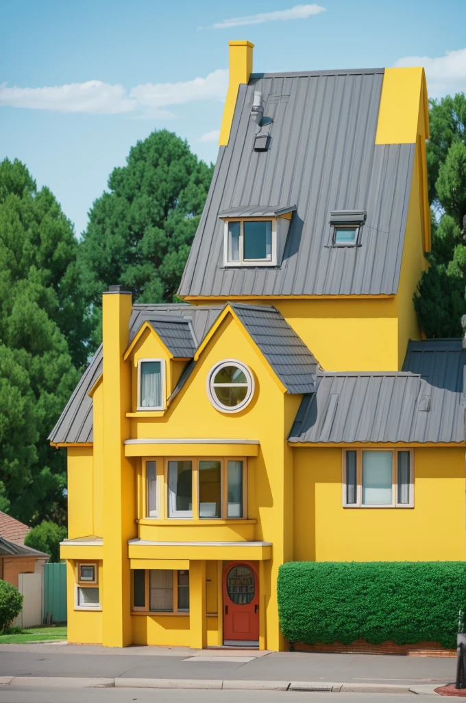 Simpsons house to color