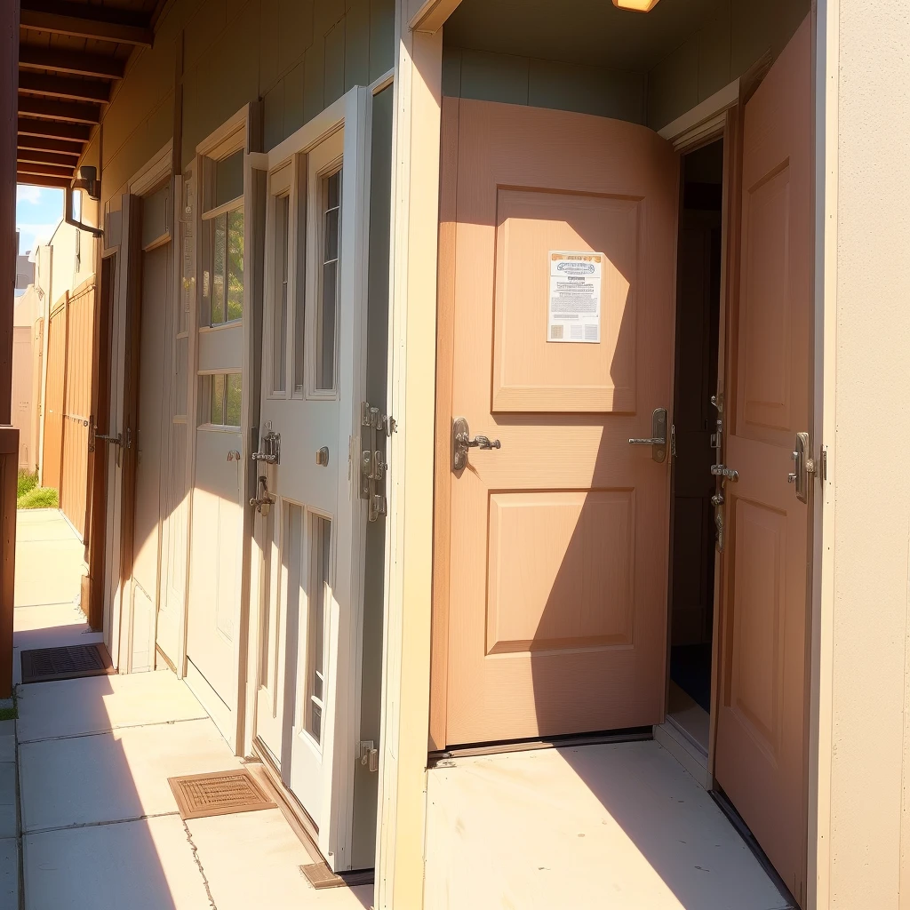 anime characters are standing in front of a door and a delivery sign, detailed!, detailed!!, !!highly detailed!!, highly detailed!!, highly_detailed!!, very detailed!!, detailed!!!!!!!, highly detailed!, highly detailed!!!, trend on devianart, extra detailed, delivering mail, very detailed!, highly detailed!!!!!!!, anime style like destiny/Overnight stay